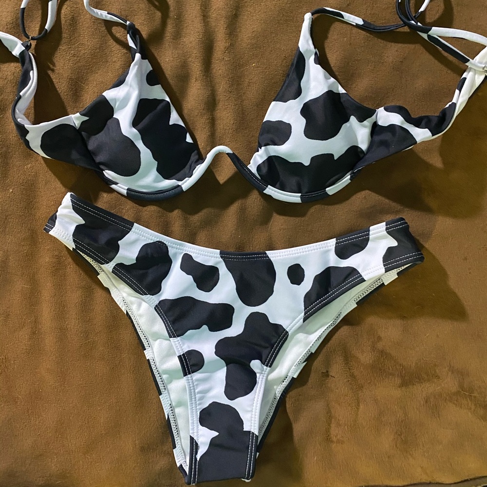 Cow Print Bikini